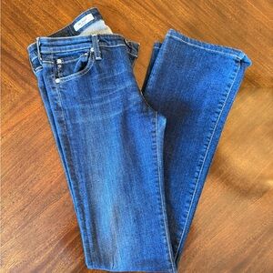 AG Adriano Goldschmied Dark Blue Boot Cut Jeans